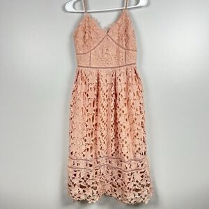 FIT & FLARE LACE CAMI DRESS by BEAUTIFUL GIRL SIZE SMALL with Pockets